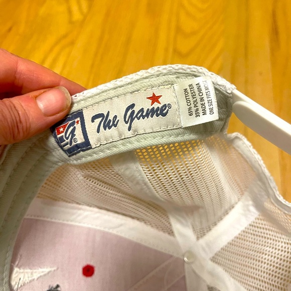 The Game Georgia Trucker Adjustable Snapback Hat - Red & White. Unisex. One Size - Picture 5 of 5